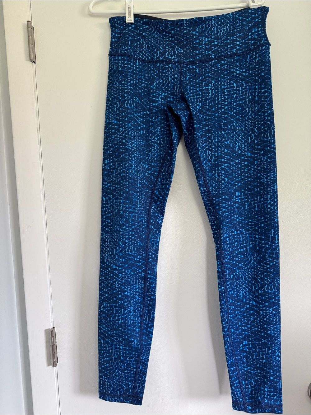 Women’s  Blue Printed Lululemon Leggings